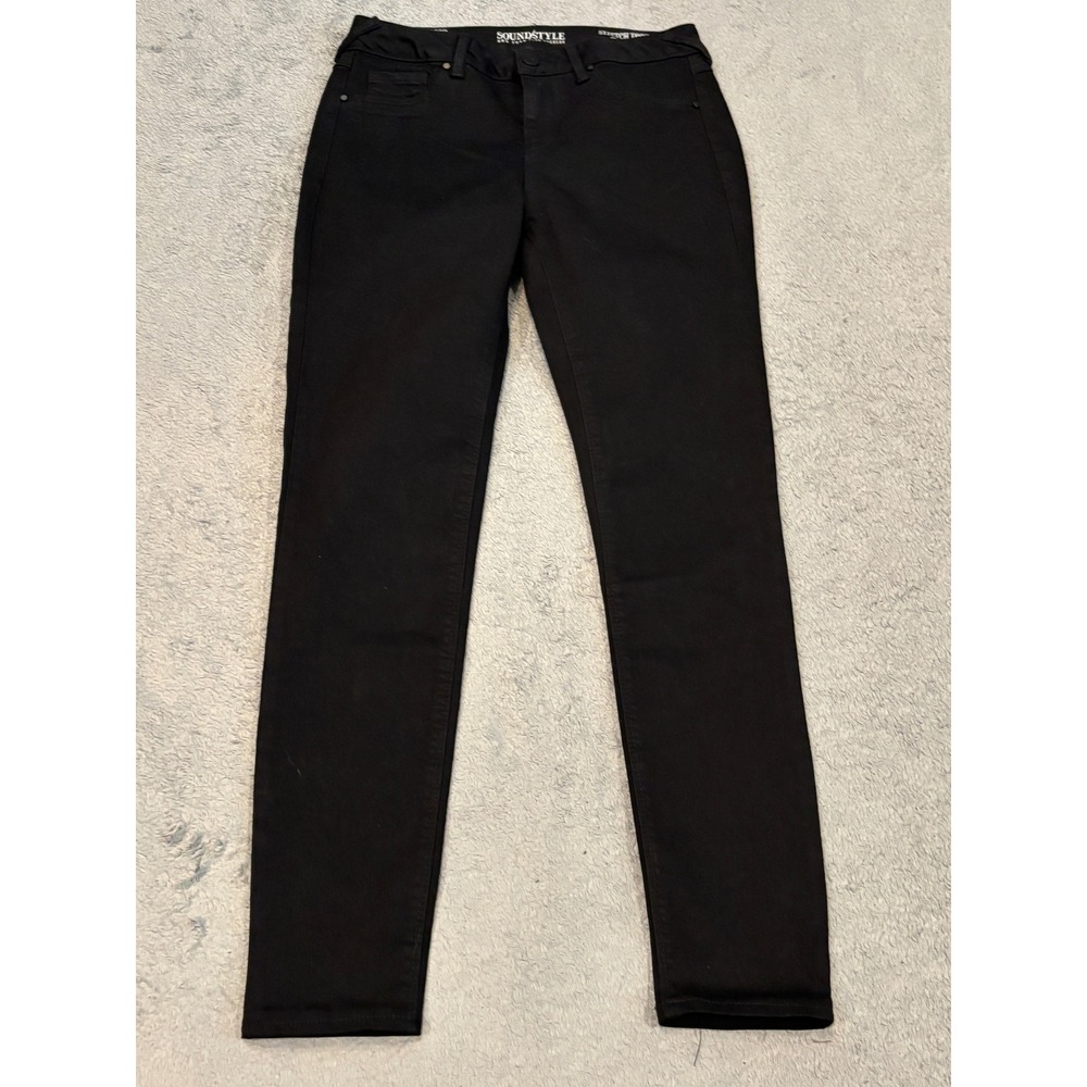 Soundstyle Jessie Black Skinny Jeggings Stretch Tech Slimming Size 4